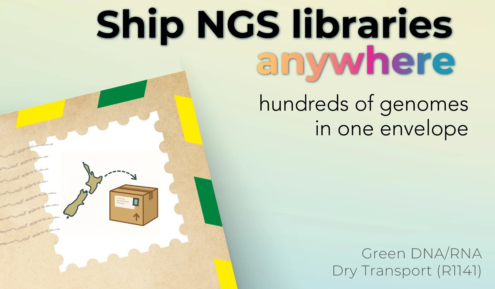 Revolutionizing Sample Shipping with Green DNA/RNA Dry Transport
